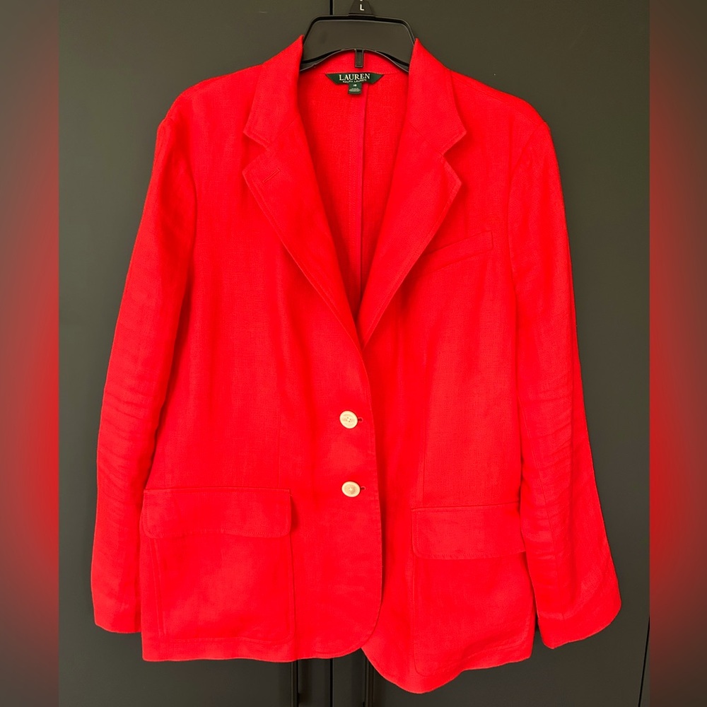 Nice rich red jacket